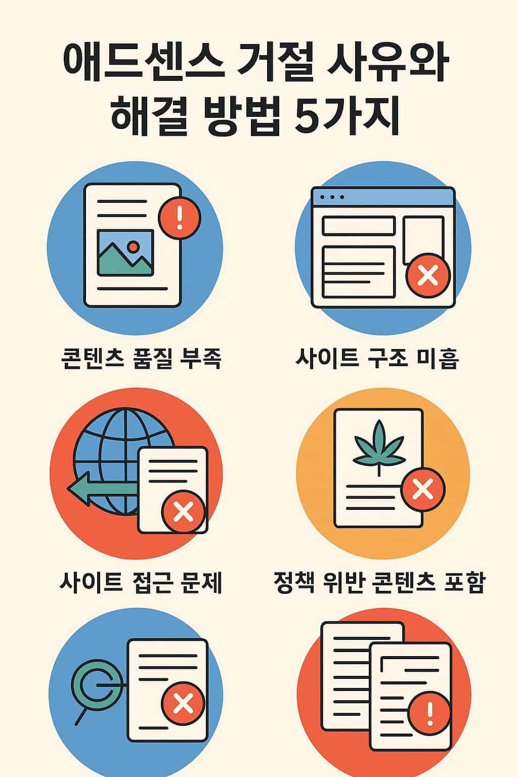 애드센스 거절 사유와 해결 방법 5가지 - 감성으로 전하는 karismamoon