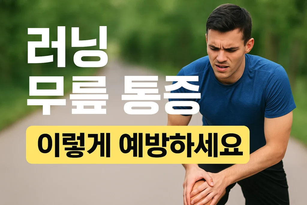 러닝 무릎 통증 예방법