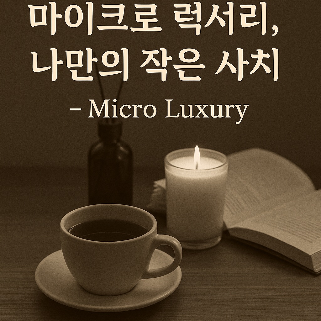 마이크로 럭셔리(Micro Luxury), 나만의 작은 사치