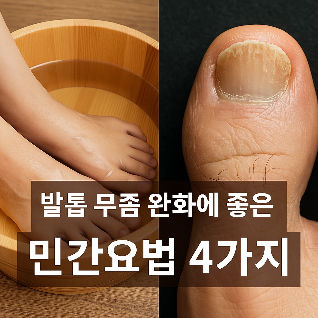 발톱 무좀 완화에 좋은 민간요법 4가지 소개