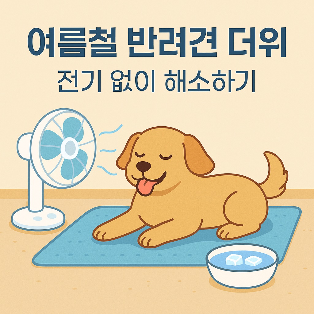 여름철 반려견 더위 해소법