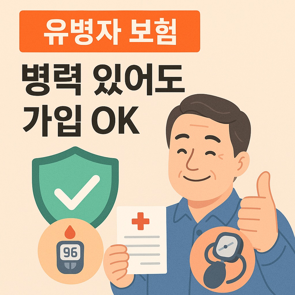 유병자 보험, 병력이 있어도 가입 OK