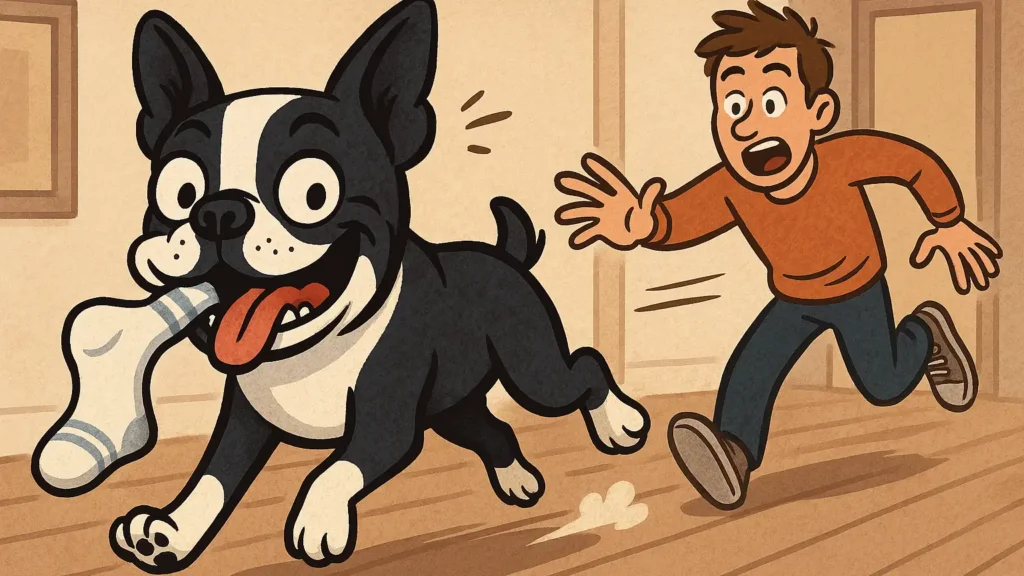 장난꾸러기 보스턴 테리어