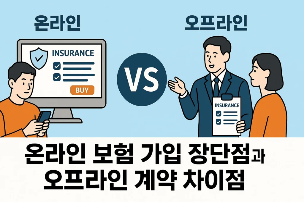 온라인 보험 가입 장단점