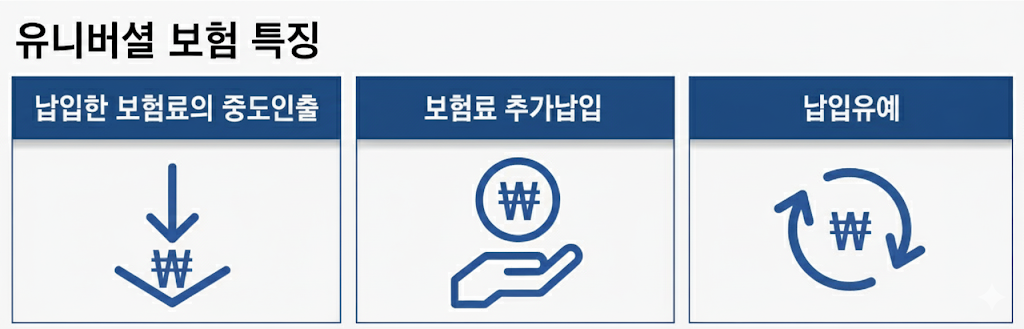 유니버셜 보험 특징