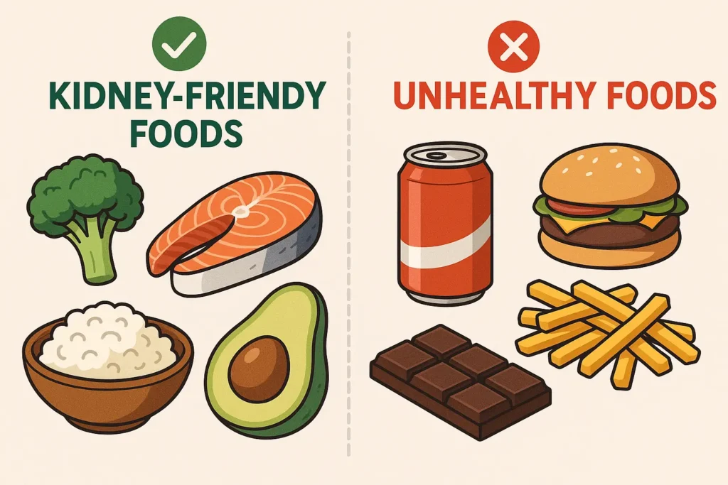 콩팥 건강 관리 음식