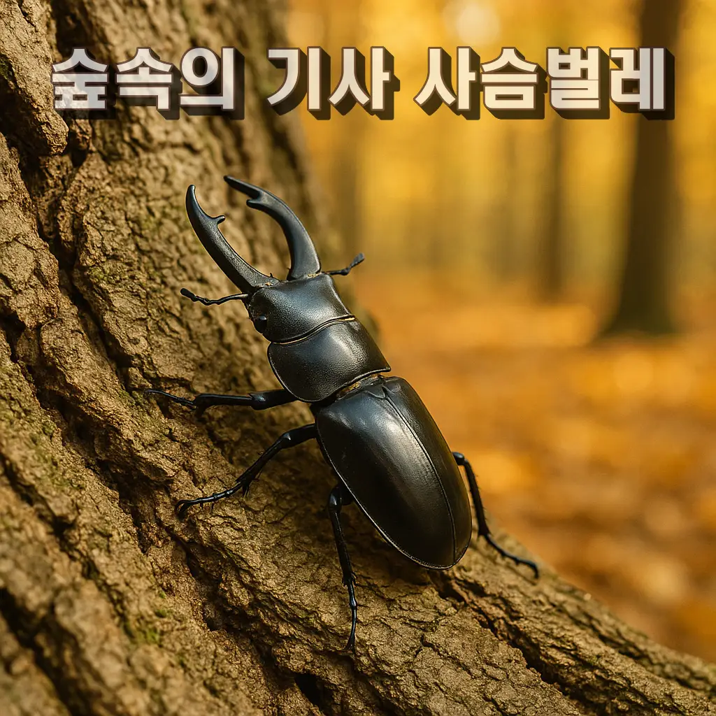 숲속의 기사, 사슴벌레