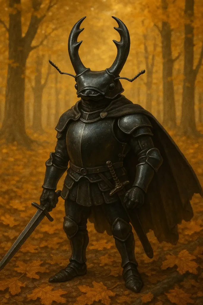 위풍당당 숲속의 기사 사슴벌레