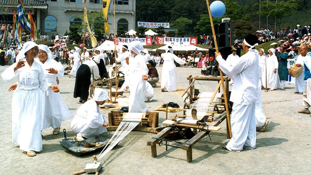 길쌈 놀이(베 짜기)