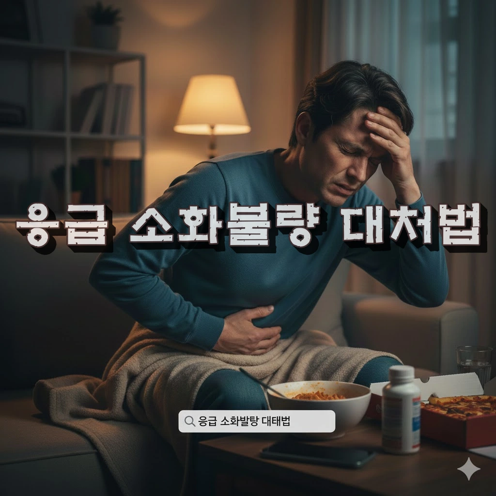 응급 소화불량 대처법