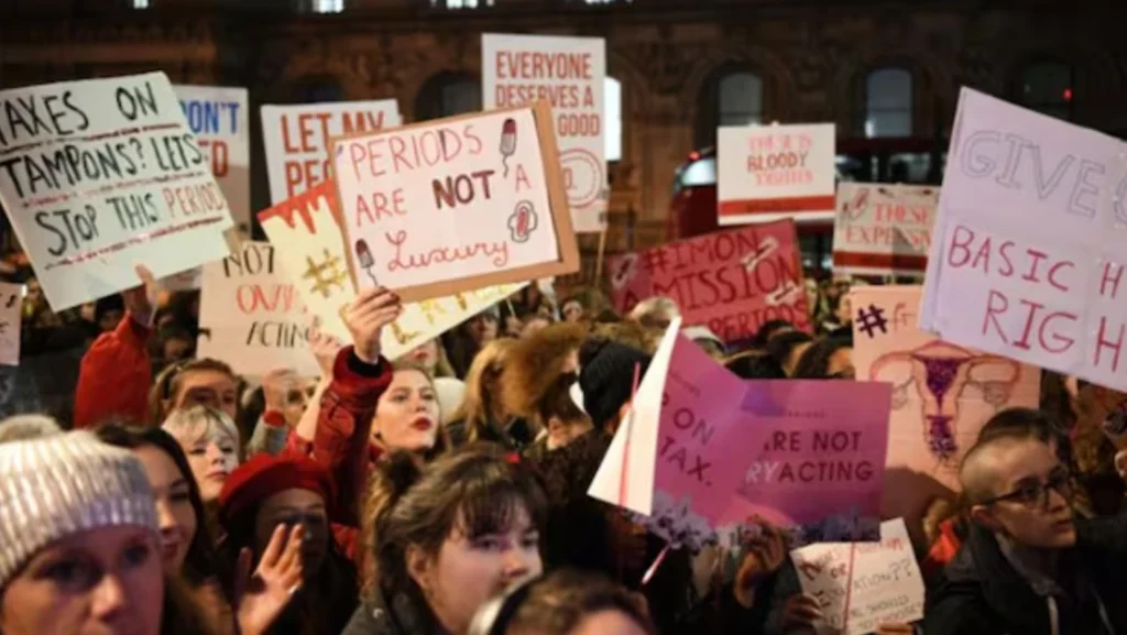 생리 빈곤 퇴치 시위