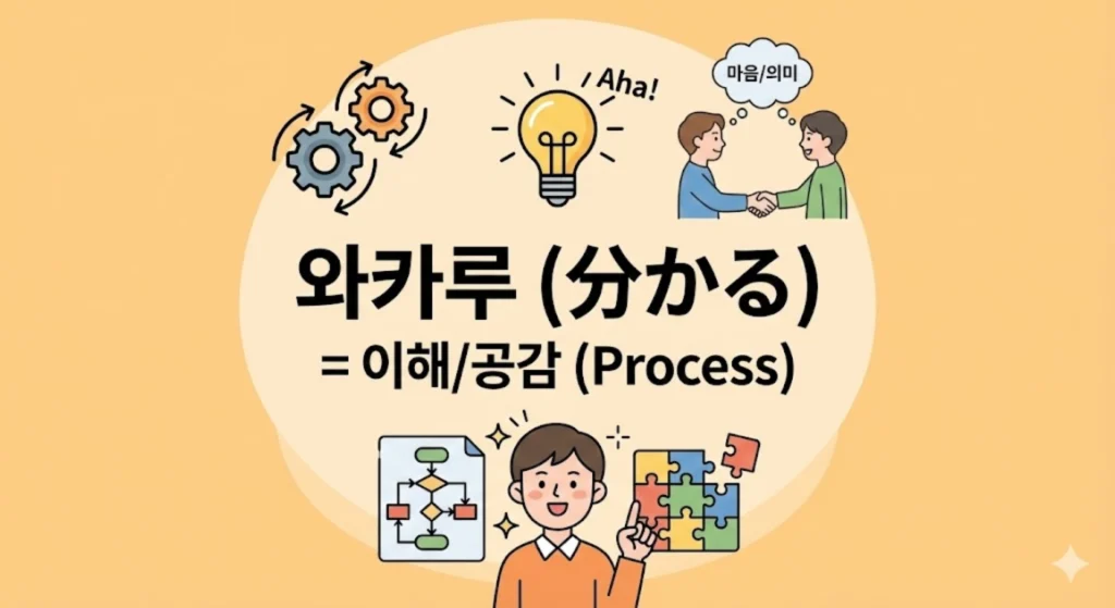 일본어 알다(와카루)