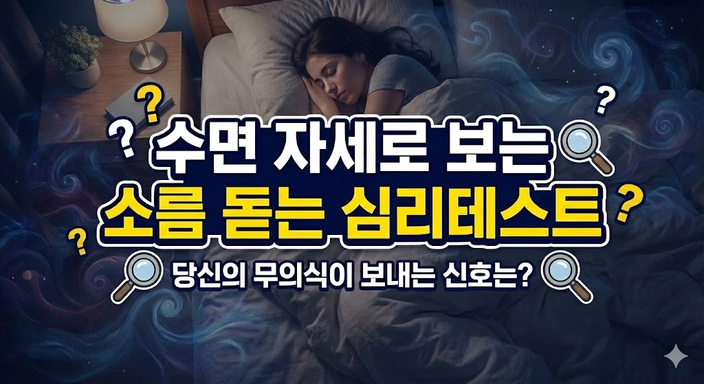 수면 자세로 보는 심리테스트