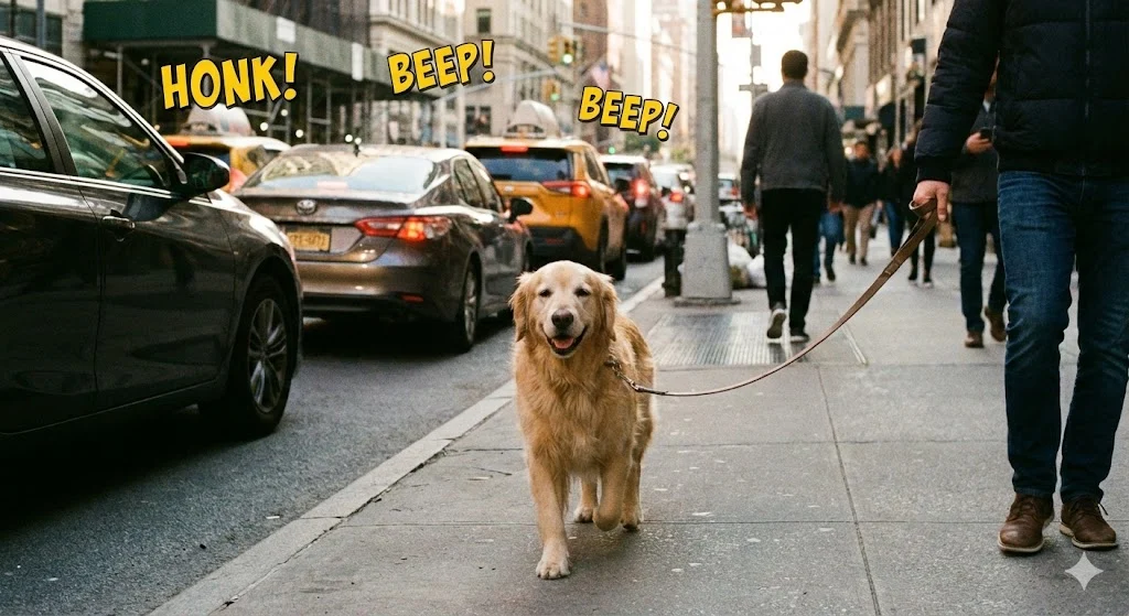 자신감 넘치는 강아지