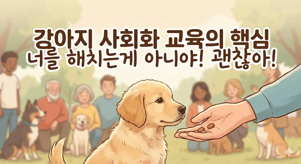 강아지 사회화 교육의 핵심