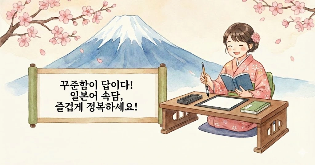 꾸준한 일본어 학습