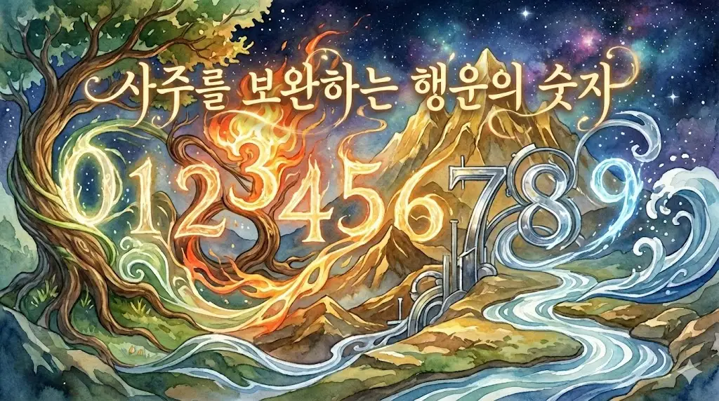 사주를 보완하는 행운의 숫자