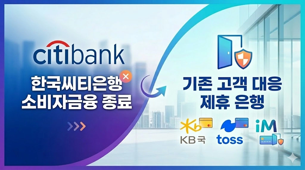 한국씨티은행 소비자 금융 종료