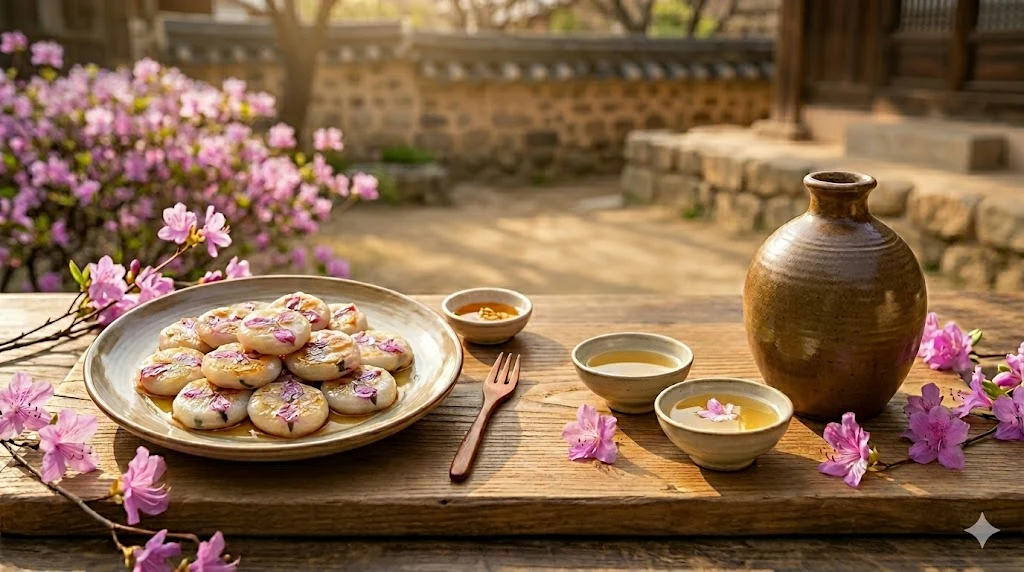 진달래 화전과 두견주