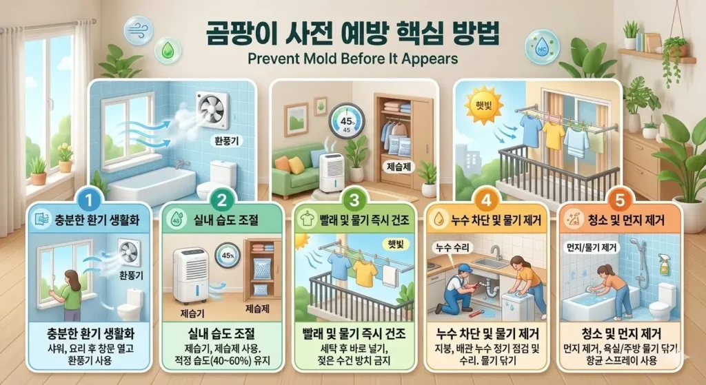 곰팡이 예방