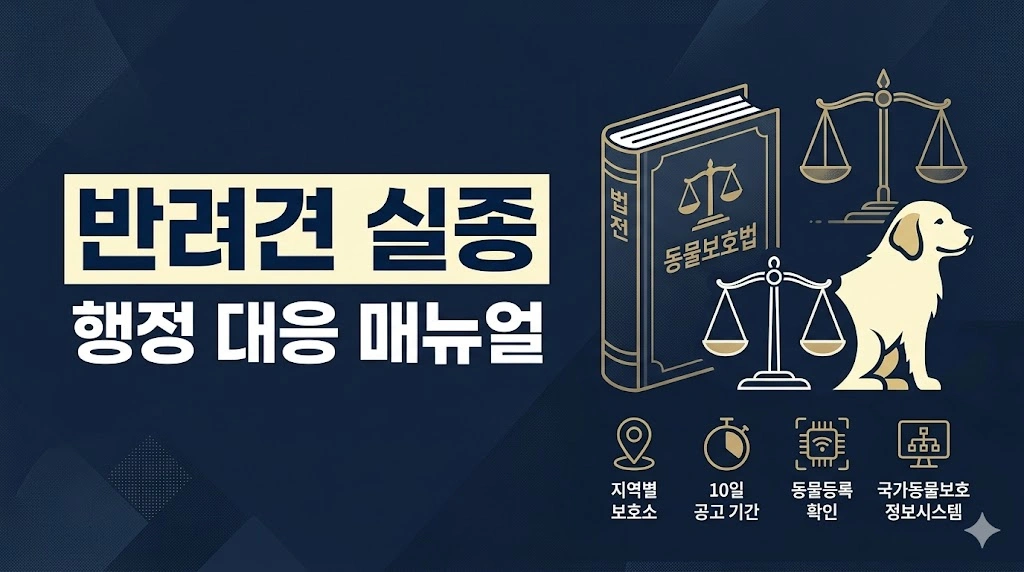 반려견 실종 시 행정 대응 메뉴얼