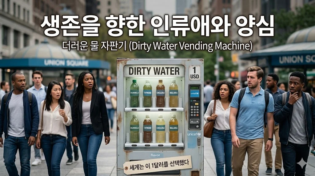 더러운 물 자판기 캠페인