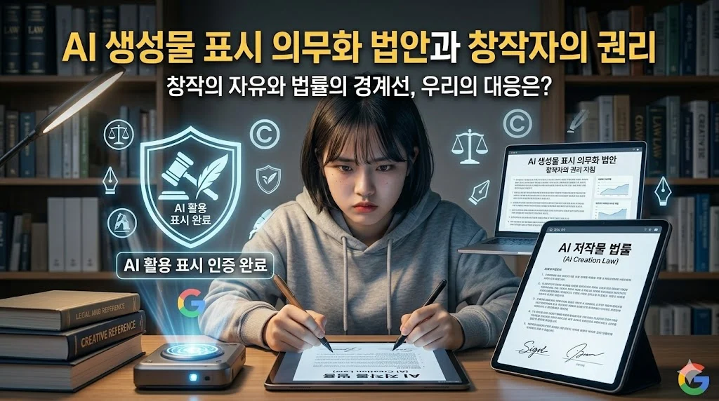 AI 생성물 표시 의무화 법안