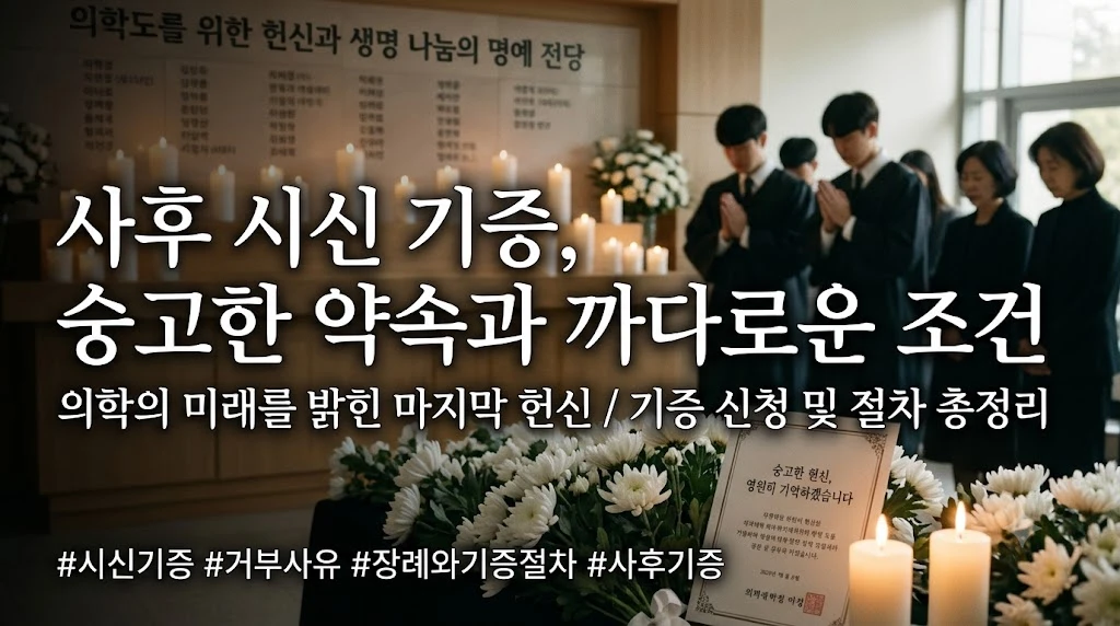 숭고한 시신 기증